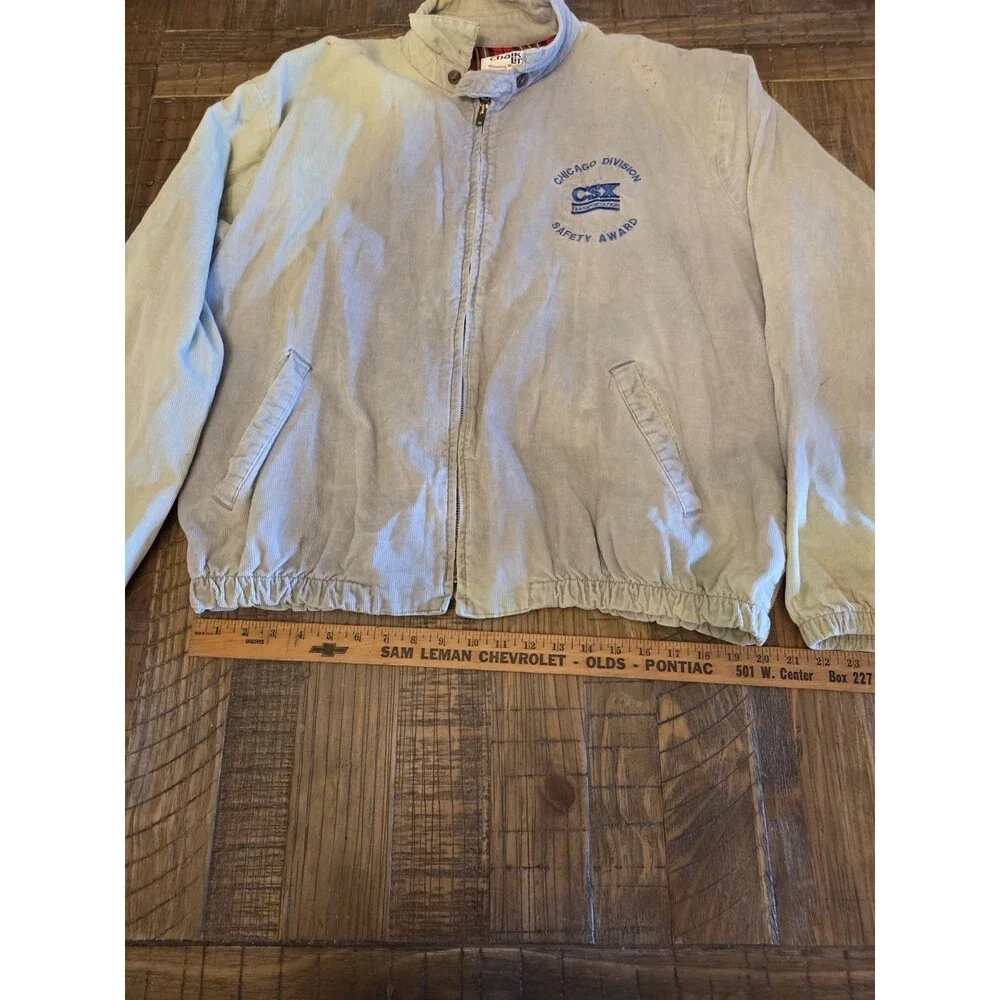 Chalk Like Winning With Style Made In The USA Jacket Corduroy Chicago Divisio... - Picture 6 of 14